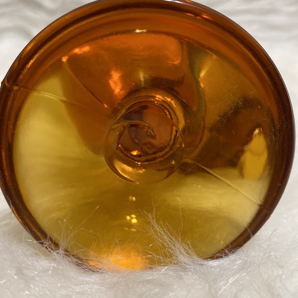 Viking Amber Art Glass Long Tail Birds - Picture 6 of 12